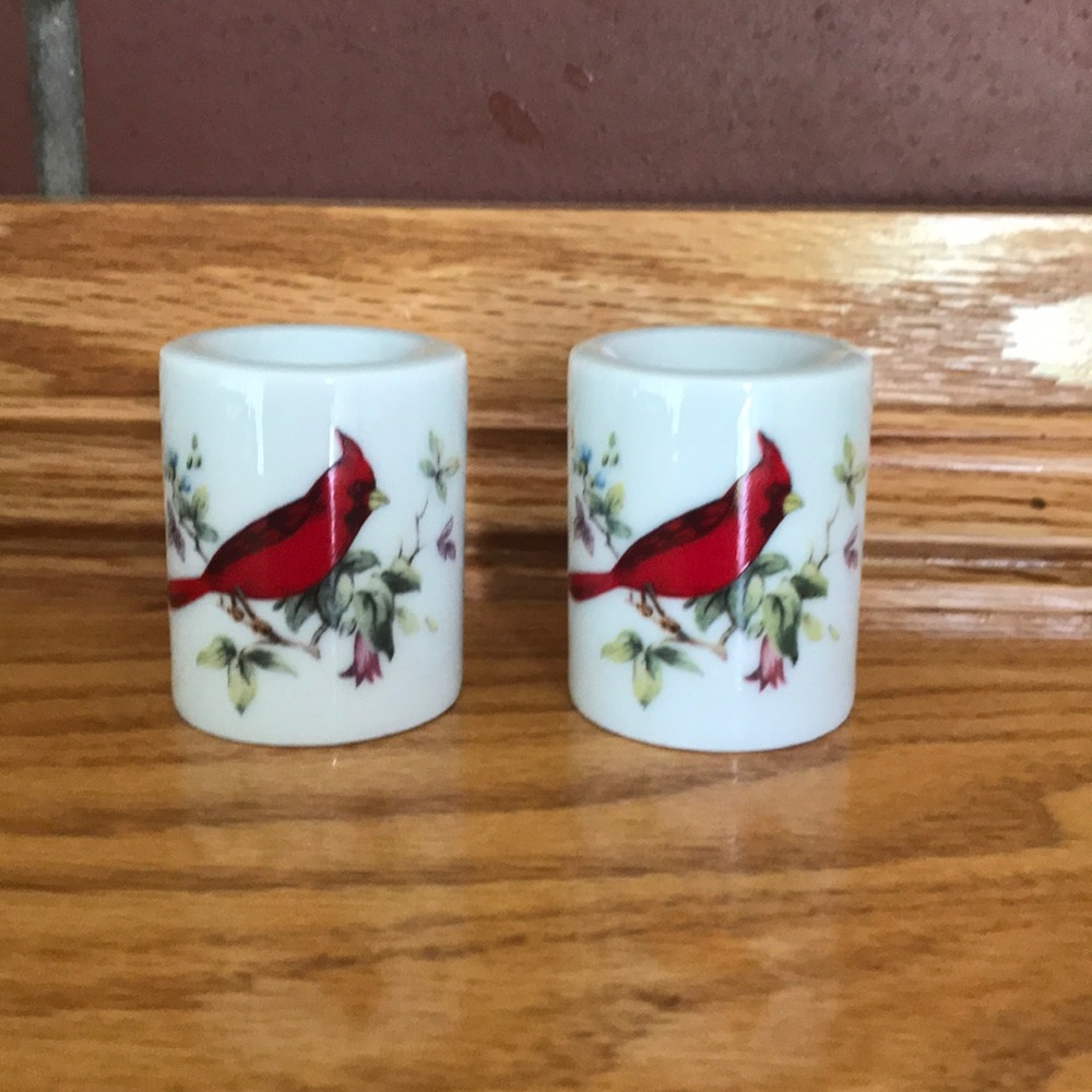 Cardinal Candle Holders